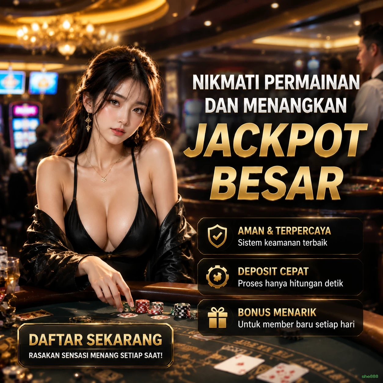 Cara Mendaftar dan Verifikasi Akun di she888