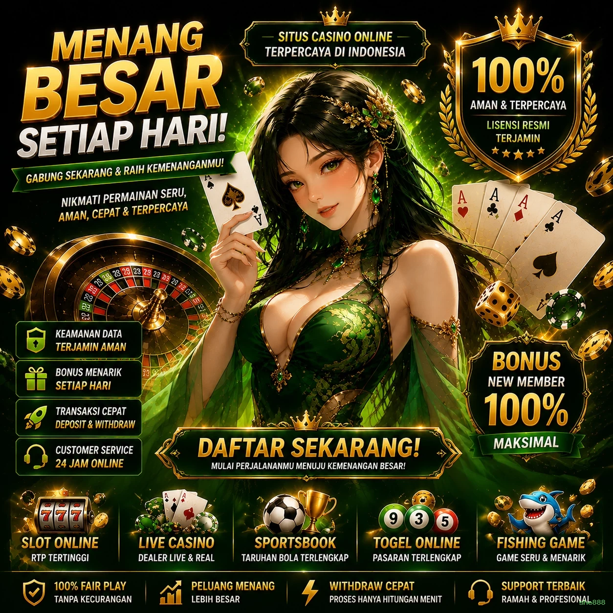 Berbagai Jenis Permainan yang Tersedia di she888